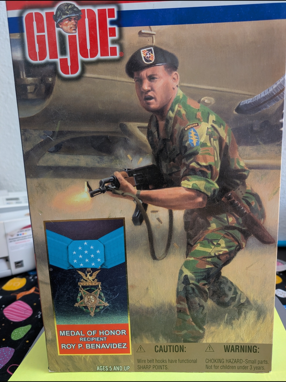 G.I. Joe Medal of Honor Action Figure Box Art - Camouflage